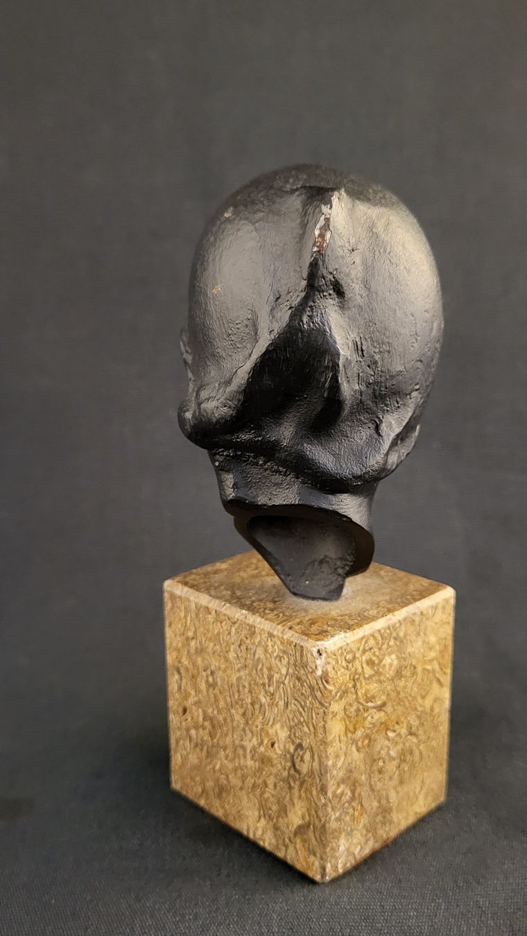 Figuren: Bronze-Portrait auf Stein-Sockel – Gebraucht aus Basel von spinne02 4
