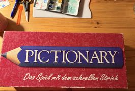 Pictionary Gesellschaftsspiel, komplett, guter Zustand