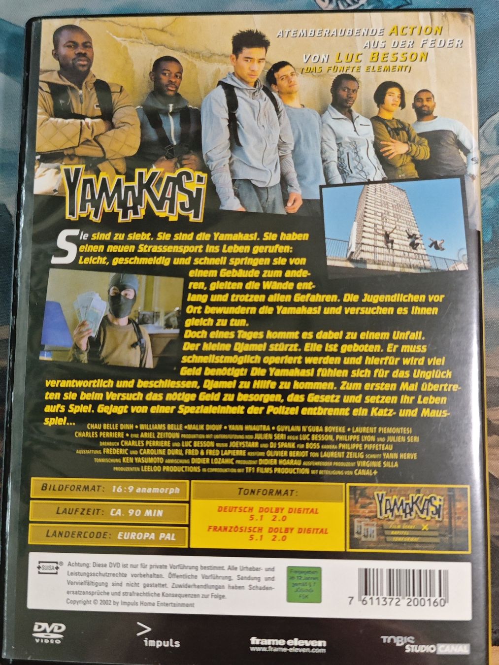 Tutti i DVDs: Yamakasi  – Usato da Laufenburg venduto da grossrto 1