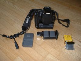 Canon EOS 400 D Body mit Akkugriff