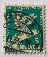 Nr.185 mit Vollstempel Rüti
