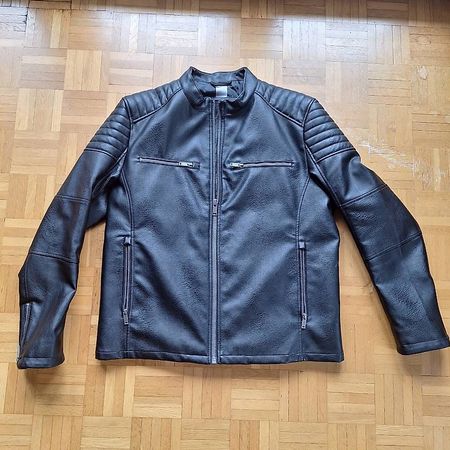Lederjacke schwarz