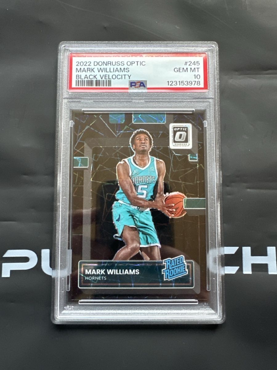 Nba Carte collezionabili: 2022 Optic Mark Williams Black Velocity RC PSA 10 Gem Mint – Nuovo (secondo la descrizione) da Affoltern am Albis venduto da mr_choppa