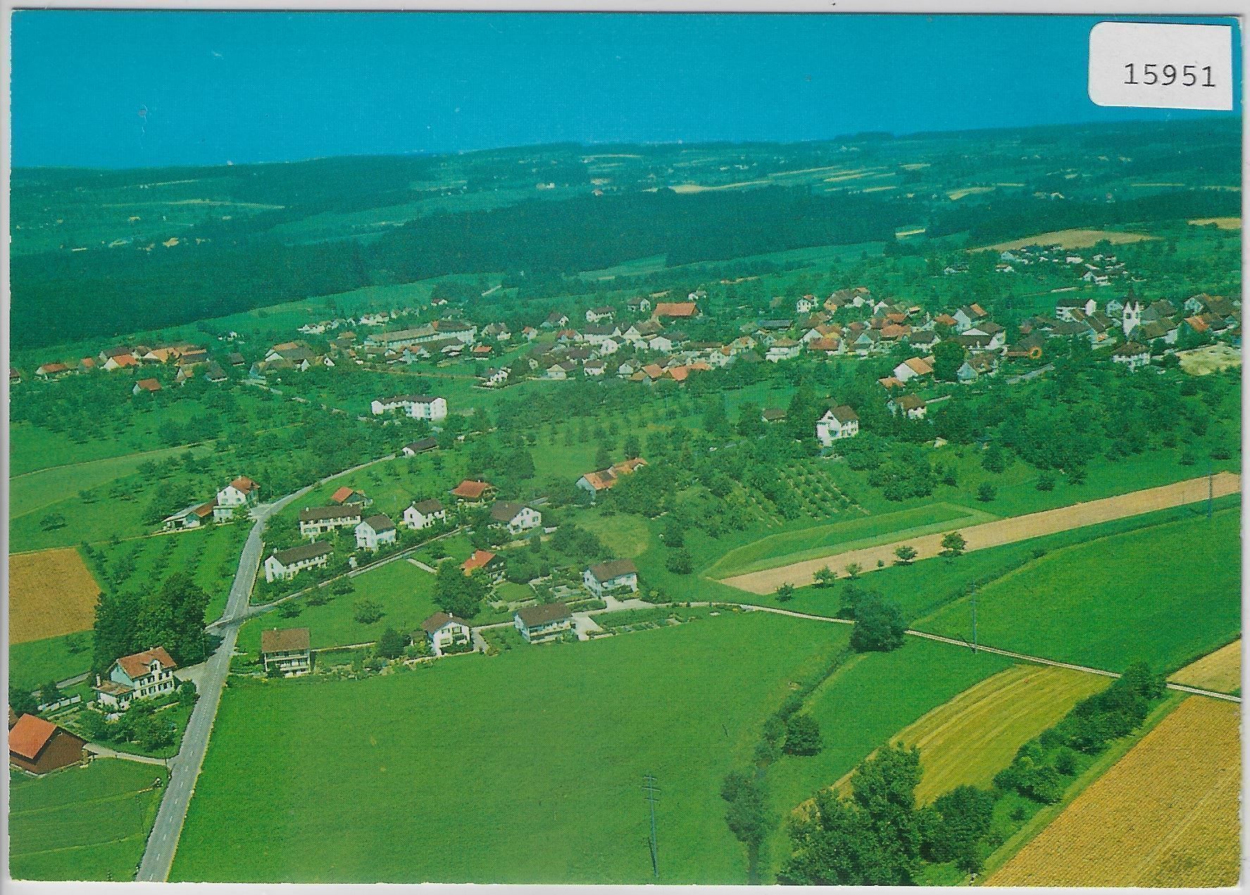 Ansichtskarten: Flugaufnahme Wigoltingen TG – Antik aus Ettingen von Kartenplanet