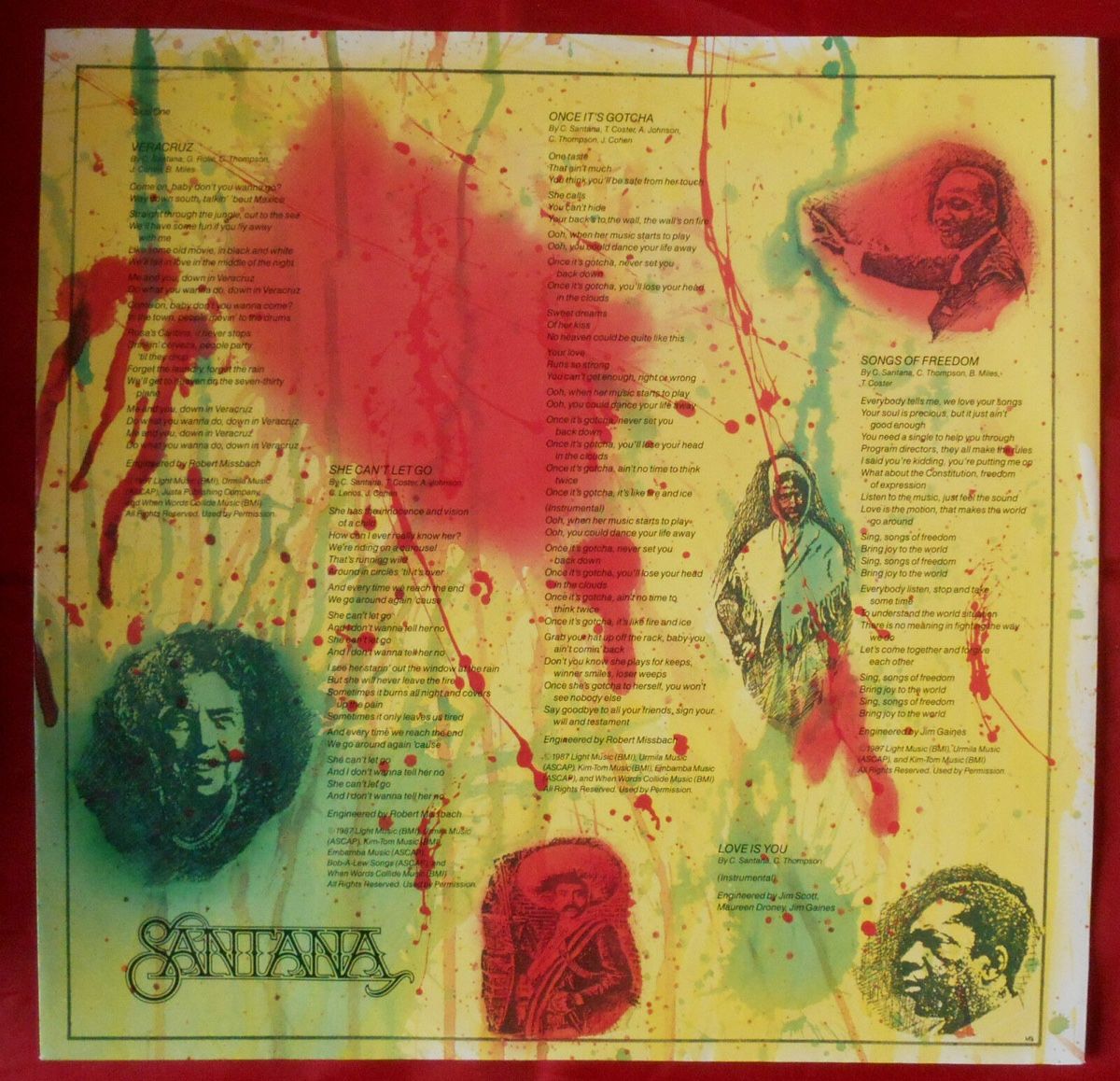 Schallplatten: Santana - Freedom Vinyl EU LP – Gebraucht aus Diepoldsau von Ganthammer 2
