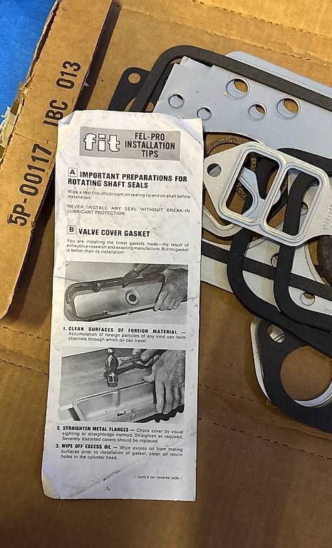 Tutti pezzi di ricambio auto: Valvecovergasket Kit American Auto – Usato da Horgen venduto da mel_cn8v 1