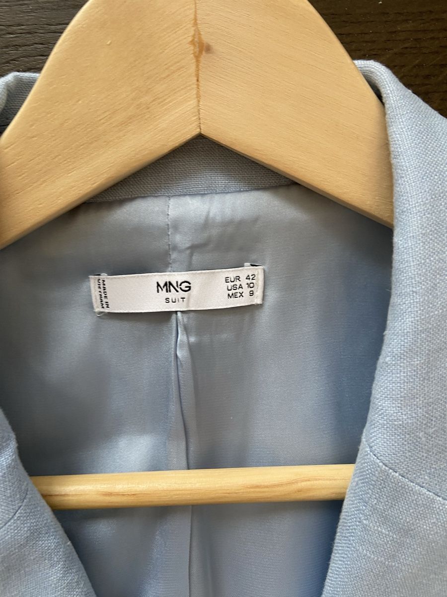 Mango Jacken: Leinenblazer hellblau 40/42 gereinigt, Mango – Neu (gemäss Beschreibung) aus Pratteln von Arthband 2