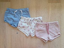 3er Set süsse kurze Hosen, H&M, Gr. 80