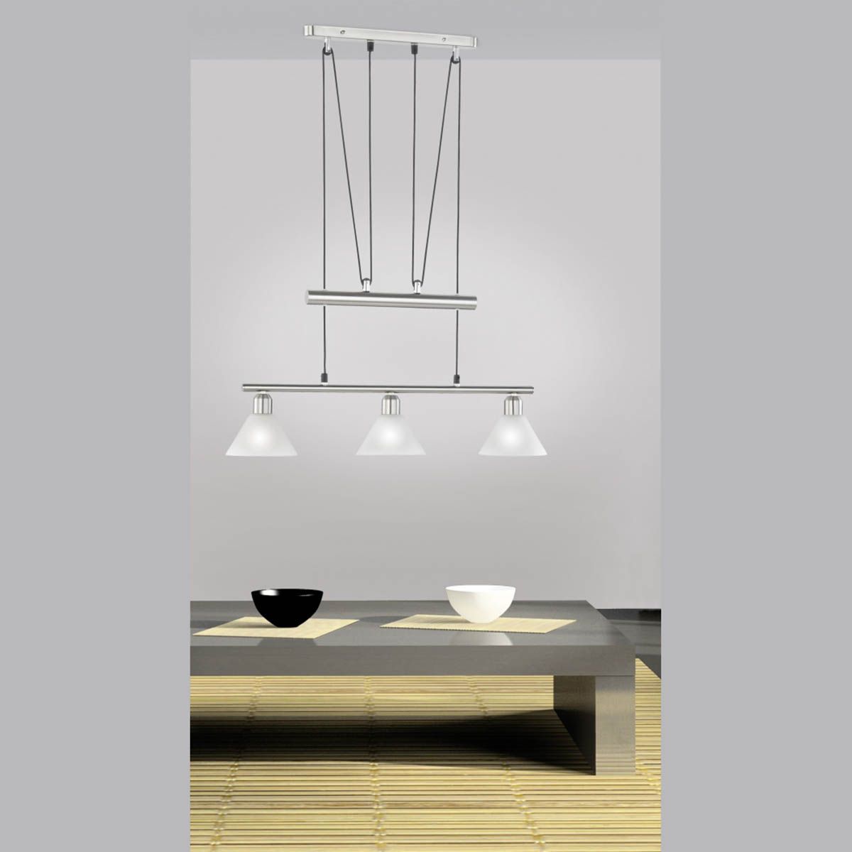 Lampadari & plafoniere: Pendelleuchte, 3 Spots, 66 cm x 180 cm – Nuovo (secondo la descrizione) da Kreuzlingen venduto da Smart-Light 1