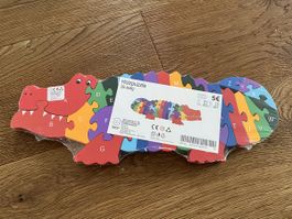 Puzzle aus Holz Krokodil 🐊 NEU