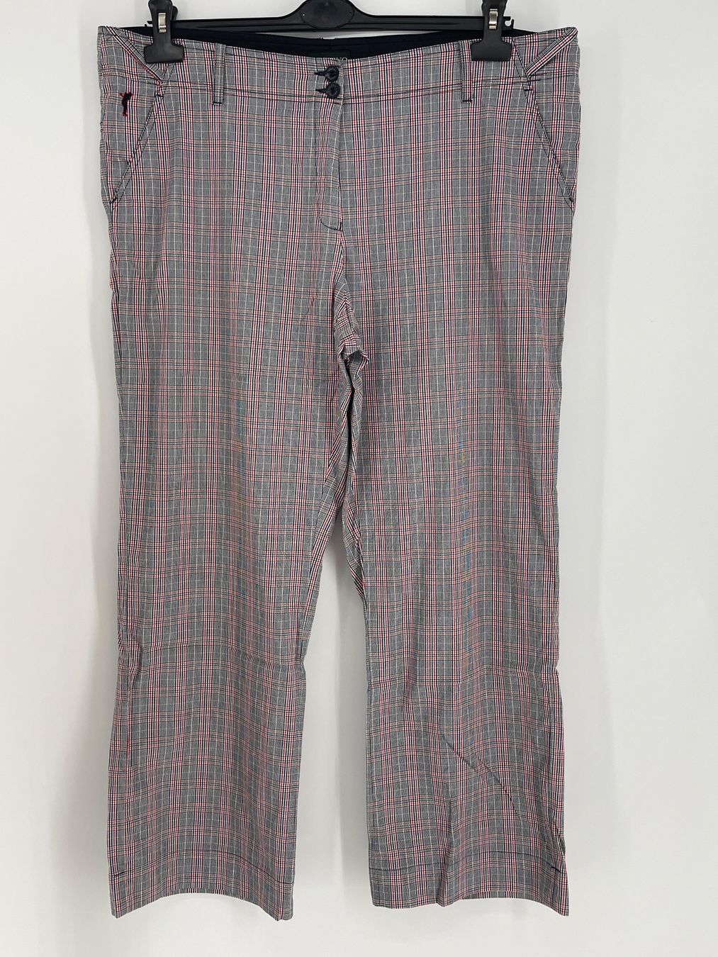 Hosen: sehr dünne Karierte Hose Gr. 48 Golfino – Gebraucht aus Auenstein von moin.