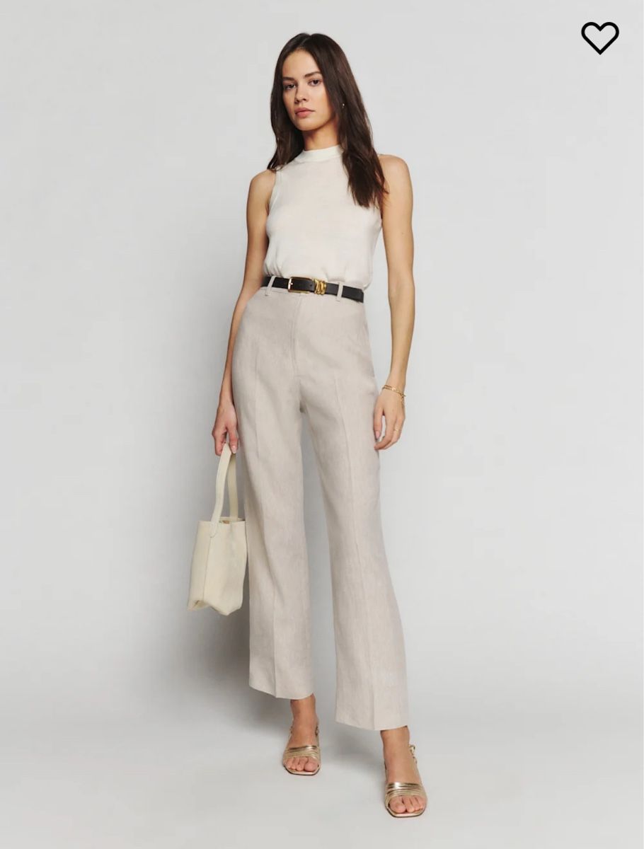 Reformation Pantaloni: Reformation 100% Linen Pants - Size 34 – Nuovo (secondo la descrizione) da Zürich venduto da Semokay