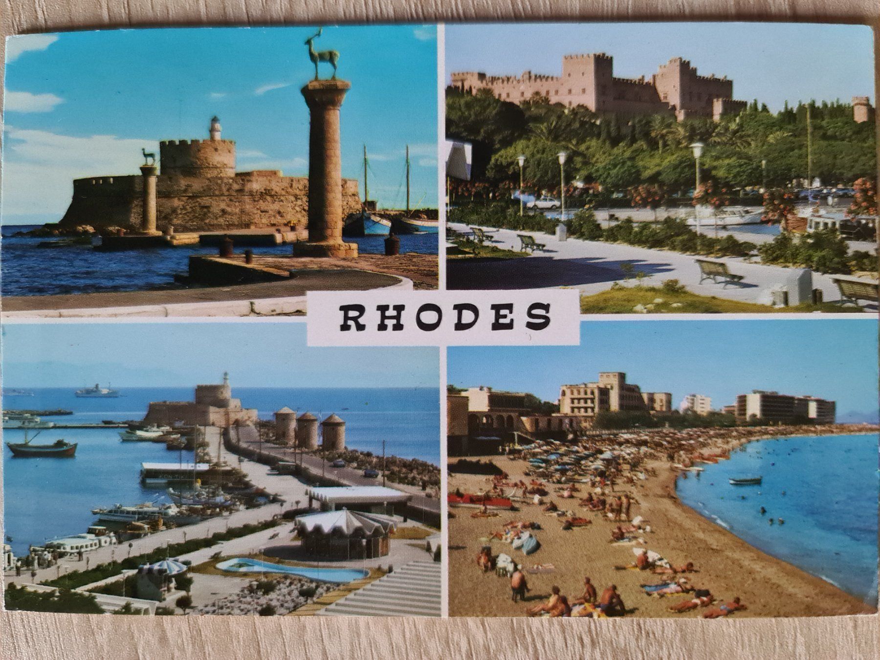 Cartoline postali: Ansichtskarte Rhodos Griechenland – Usato da Dintikon venduto da Vexi