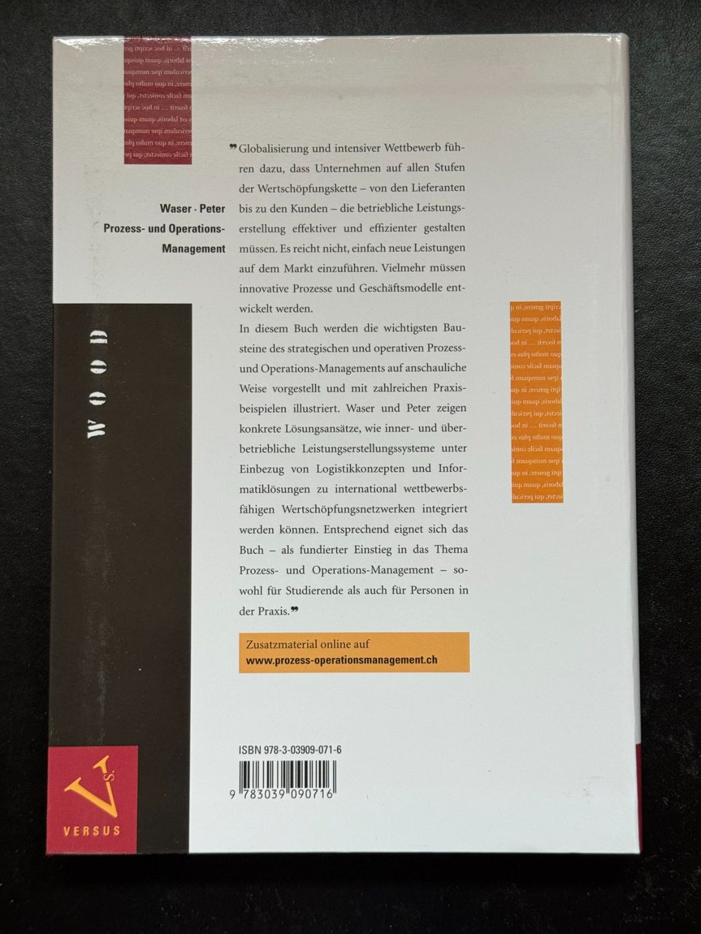 Libri: Prozess- und Operations-Mangement - 4. Auflage – Usato da Luzern venduto da tim1337 1