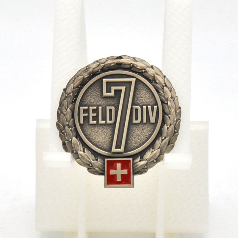 Schweizer Armee Placchette & Badge: Beretemblem Felddivision 7 – Usato da Uerkheim venduto da fabulafero