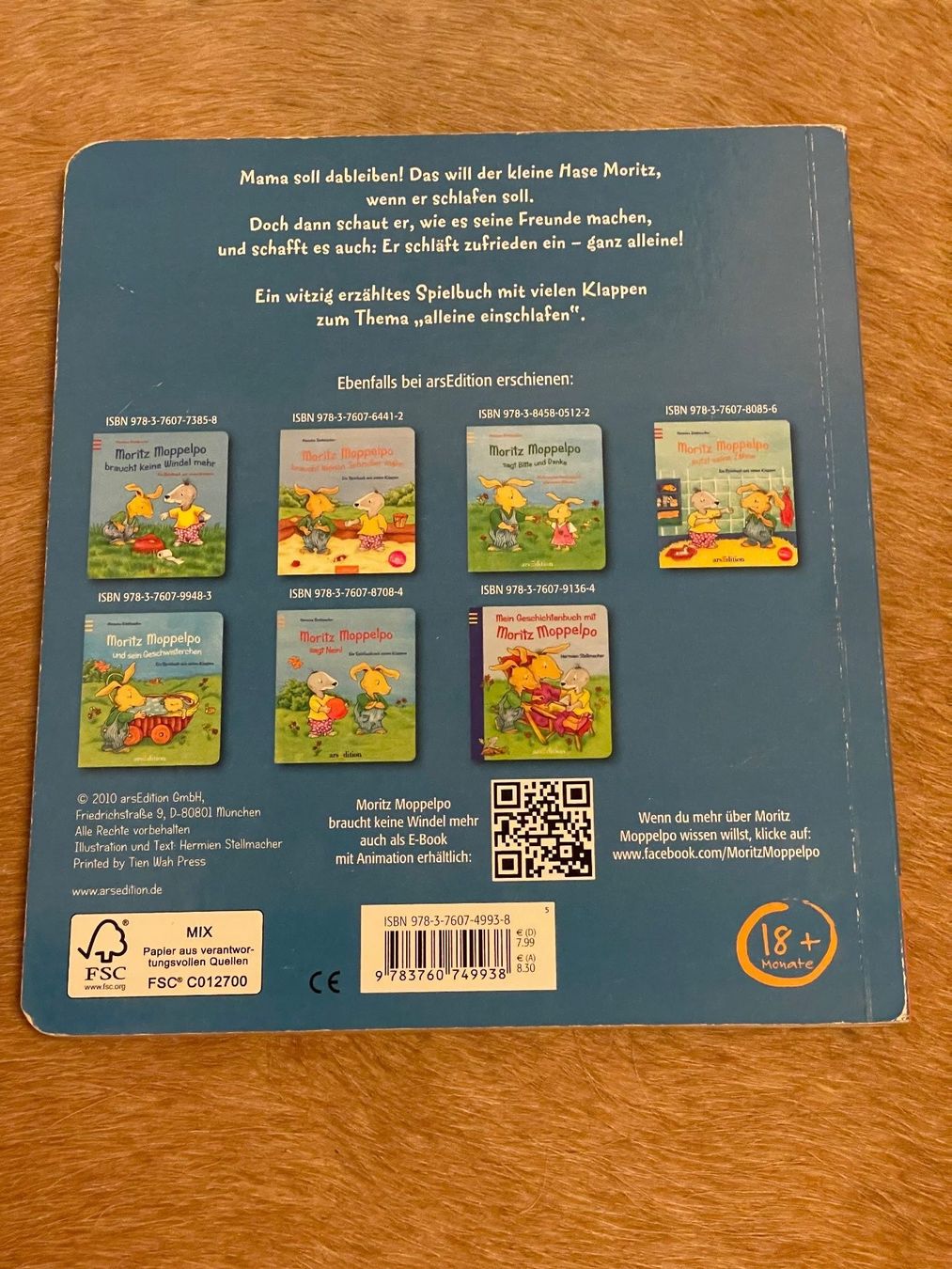 Libri: Kinderbuch "Moritz Moppelpo schläft alleine ein" – Usato da luzern venduto da plueschmors. 1