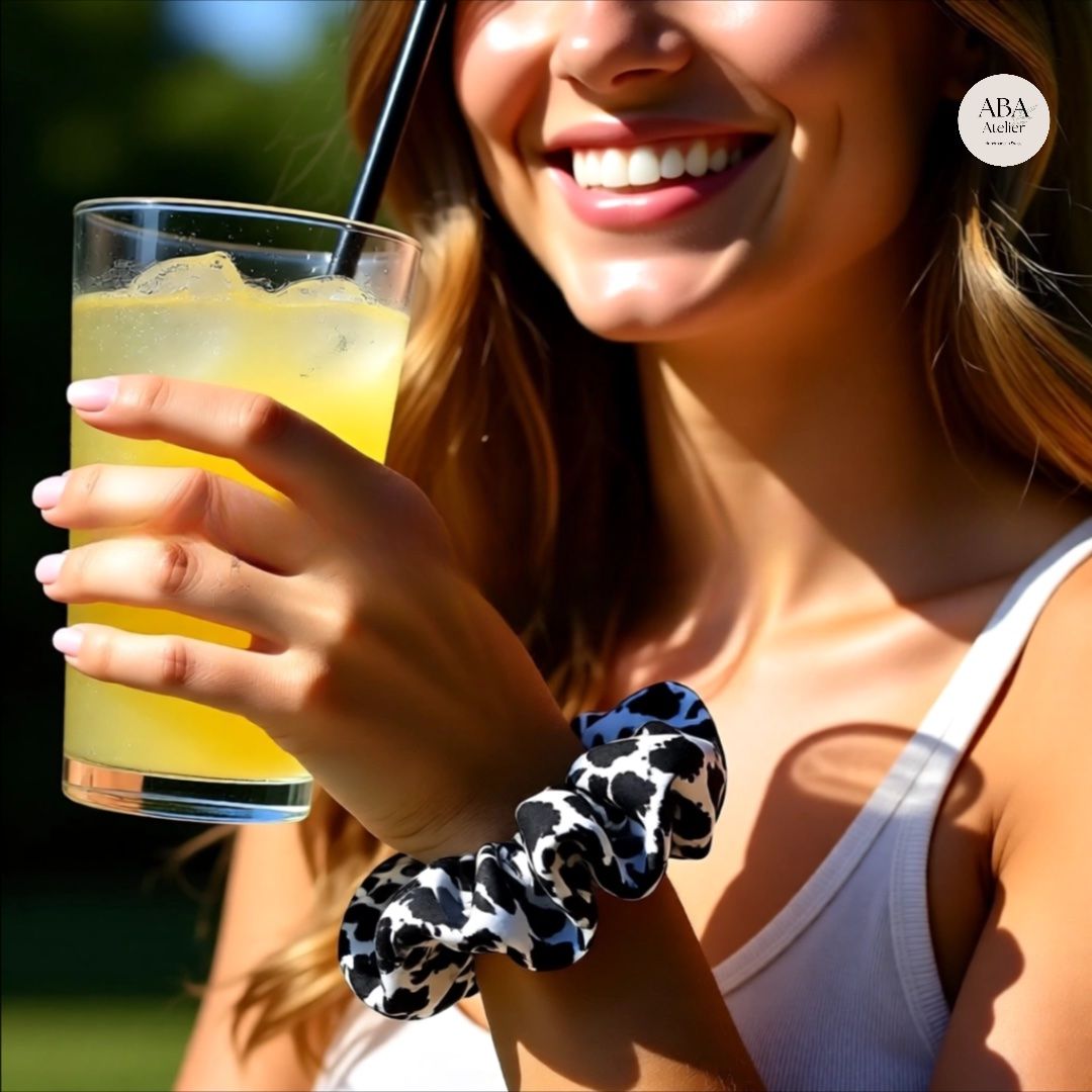 Accessori per capelli: Scrunchie Seide - Leopard - Haargummi Seide - Neu! – Nuovo e nell'imballaggio originale da Vals venduto da ABA-Atelier 5