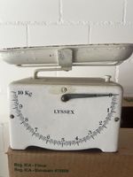 Vintage Küchenwaage LYSSEX, 10 kg - Shabby Chic!