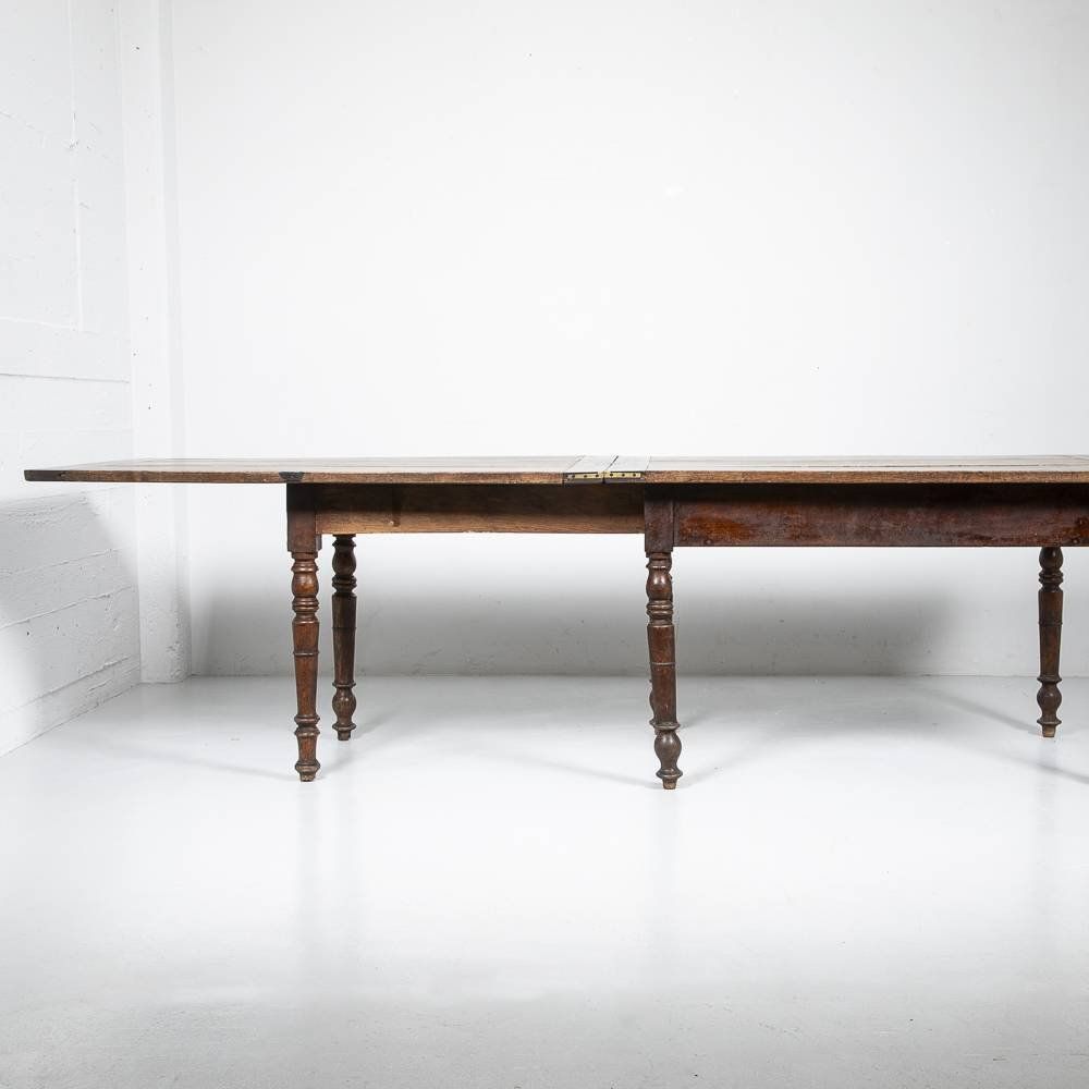 Eichholtz Tische: Antiker Eichen Klapptisch - 250cm – Gebraucht aus Zürich von moebelzuerich