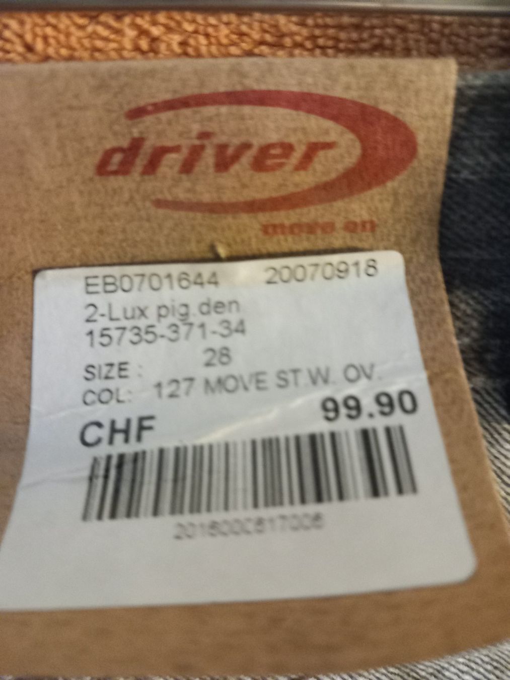 Jeans: Herrenjeans Driver Fabrikneu Gr.28 – Nuovo e nell'imballaggio originale da Hochwald venduto da motowear-secondhand 3