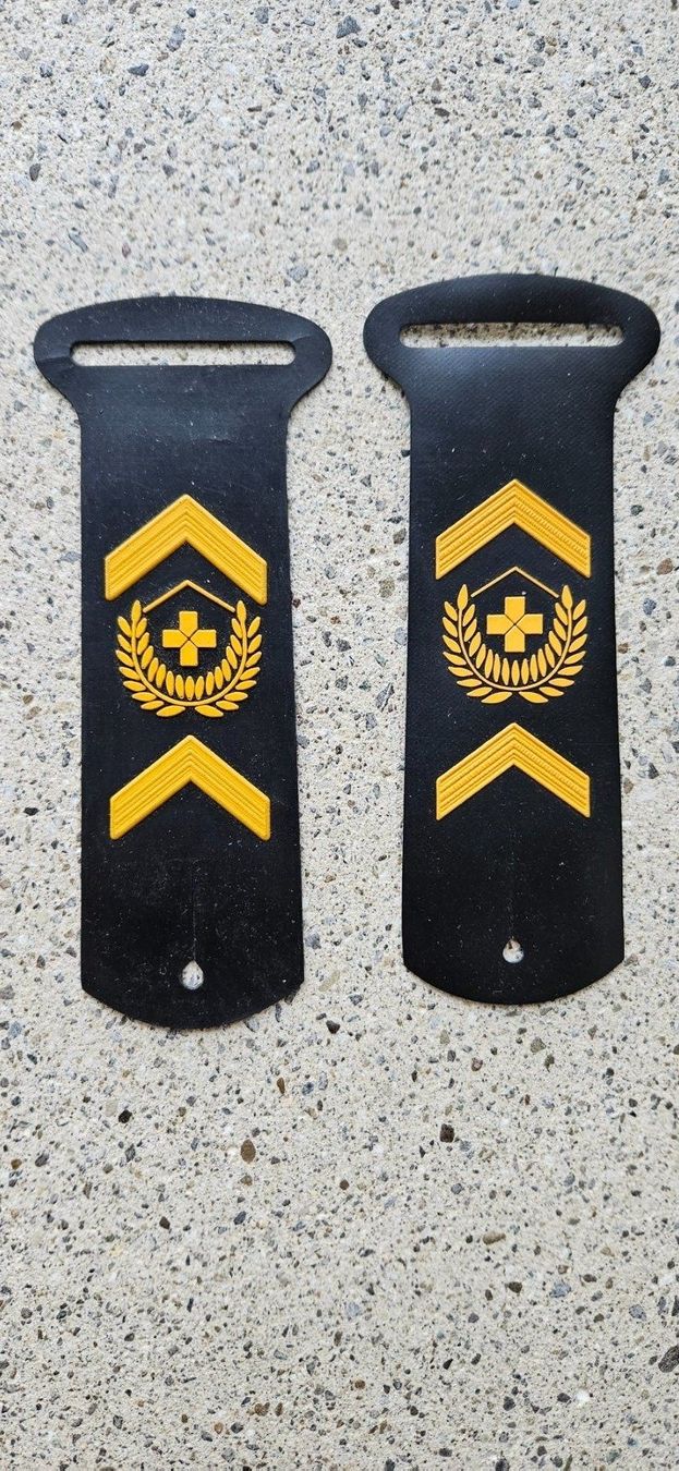 Schweizer Armee Plaketten & Abzeichen:  *** Gradabzeichen Fourier *** – Gebraucht aus Riedholz von fr_sIruP
