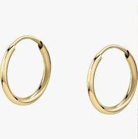 Damen-Creolen 585er Gelbgold