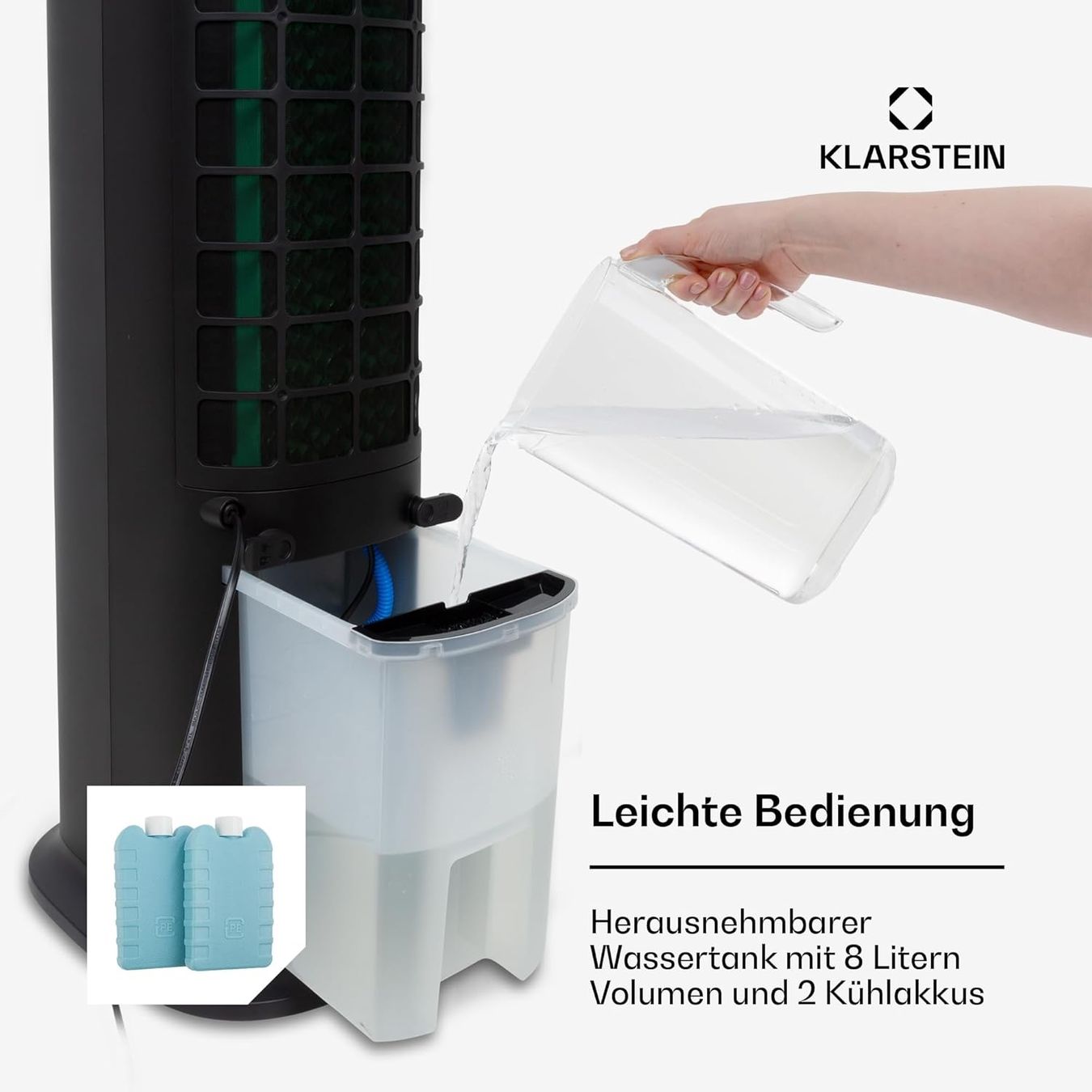 Ventilatori: Klarstein Luftkühler mit Wasserkühlung – Usato da BUCHS SG venduto da urmasson 2