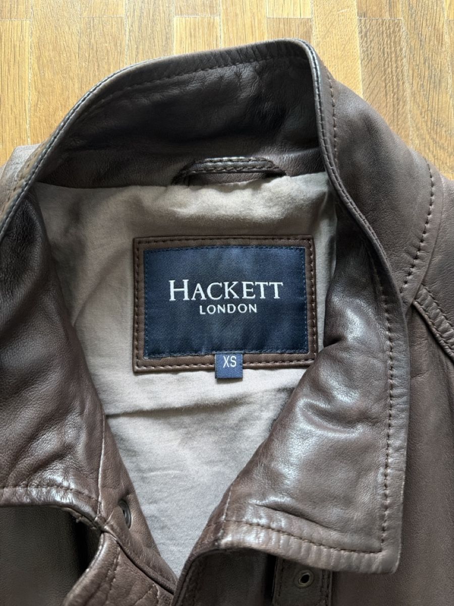 Hackett Vestes: HACKETT - leather field jacket brown / XS – D'occasion à Zürich par ASa89 1