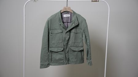 Closed Jeansjacke türkis oliv blau grün Damen S Baumwolle