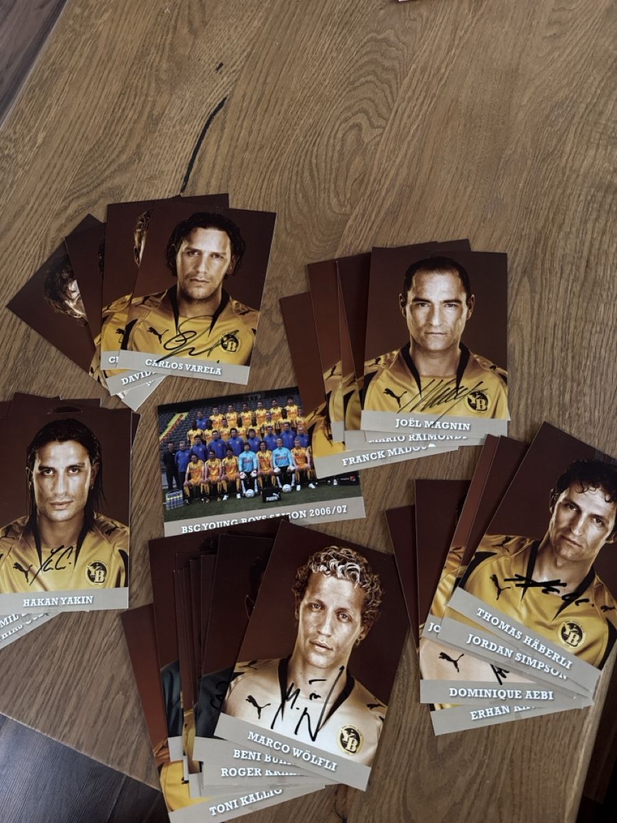 Autogramme: Autogrammkarten BSC Young Boys – Gebraucht aus Ins von Mi_Ro93