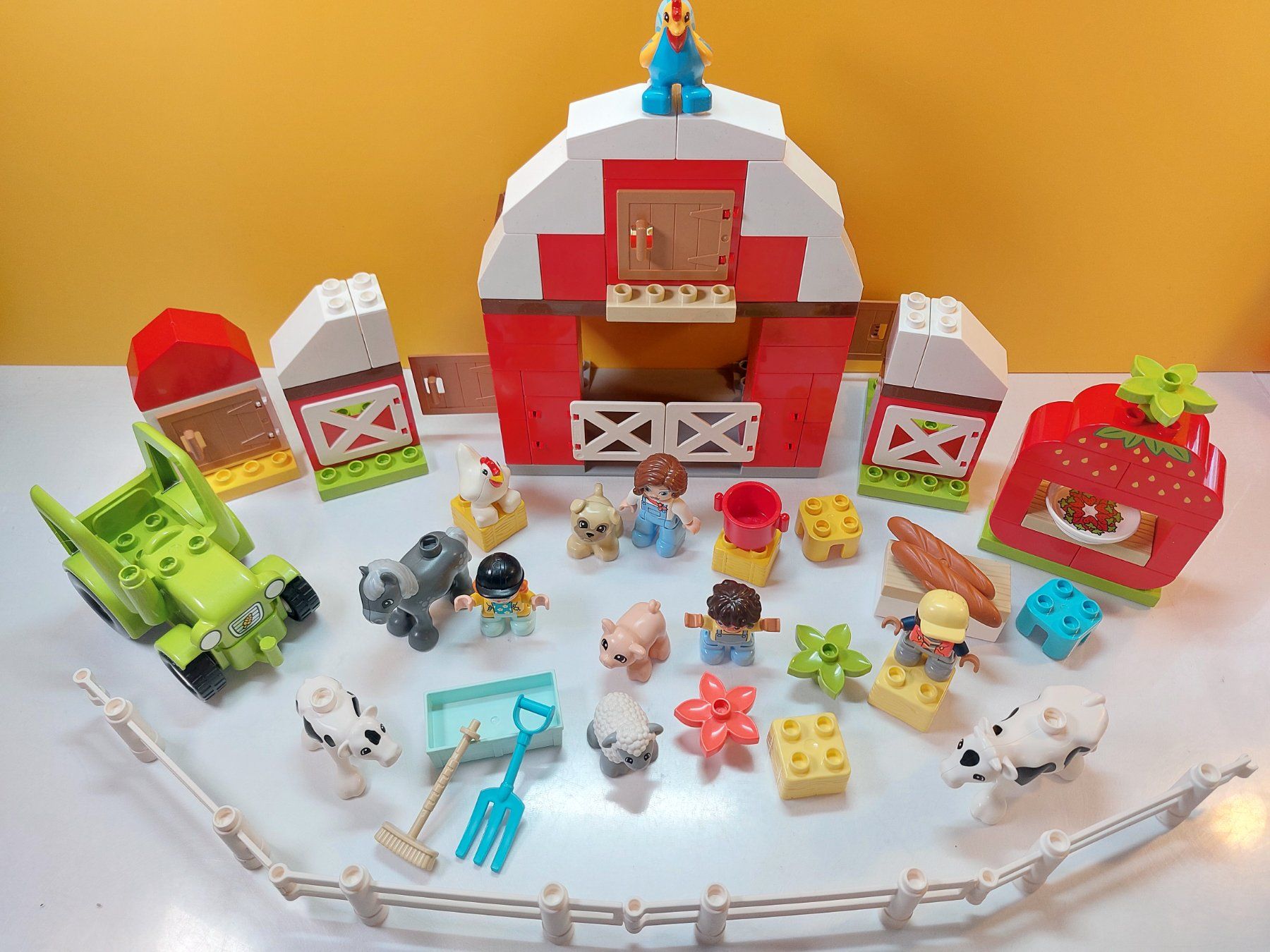Lego Kit di costruzioni: LEGO DUPLO 10952 Bauernhof - Scheune, Traktor... Komplett – Usato da St.Gallen venduto da TinasBauundSpiel 6