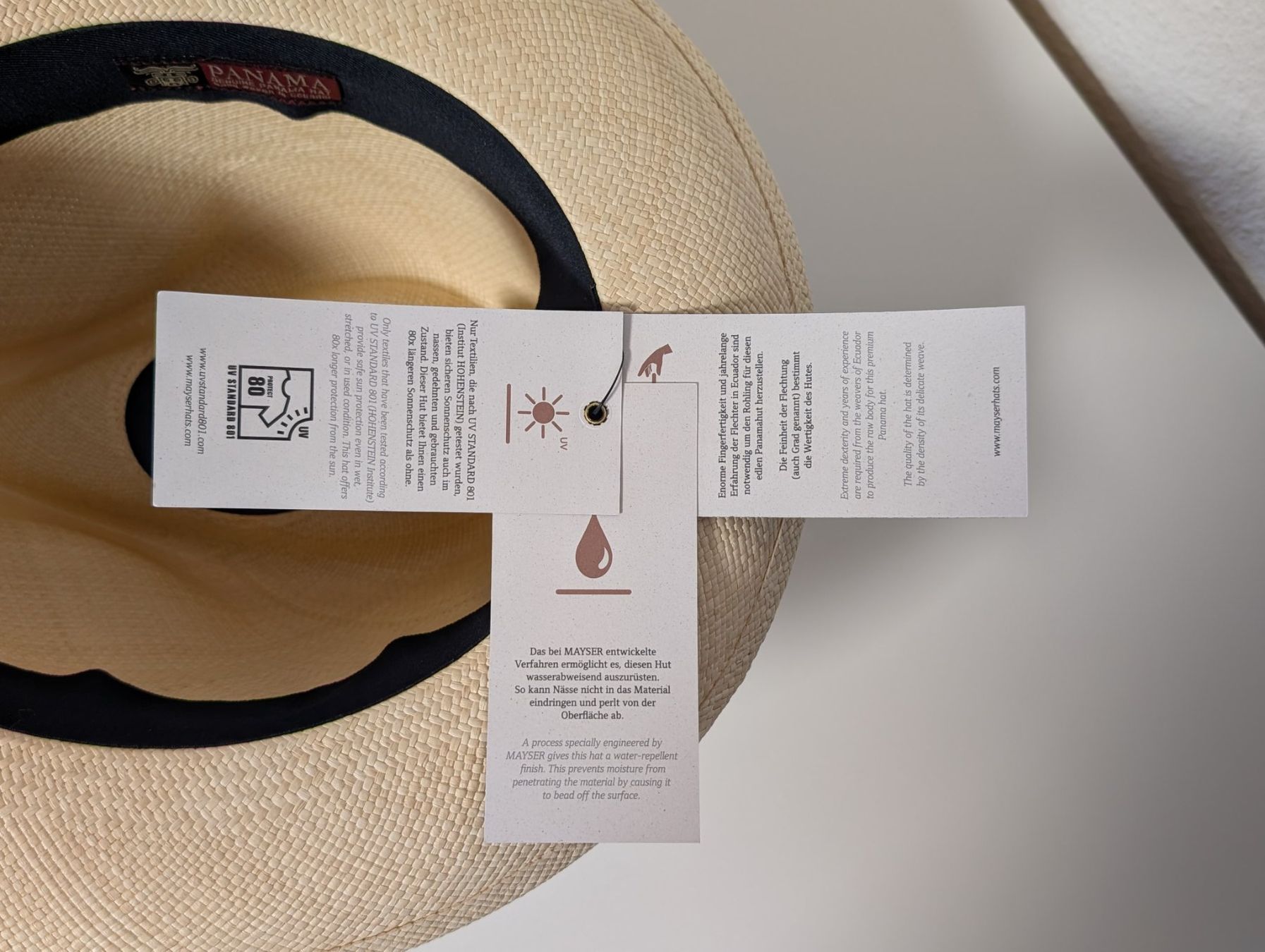 Copricapi, berretti & cappellini: MAYSER Bogarthut Panama – Nuovo (secondo la descrizione) da Zürich venduto da Good_old_days 4