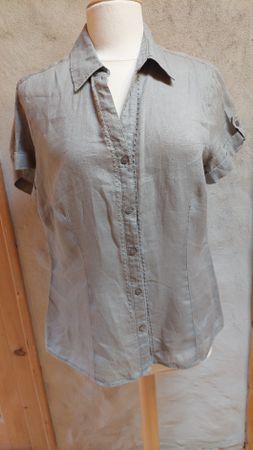 Chemisier en lin, taille 44