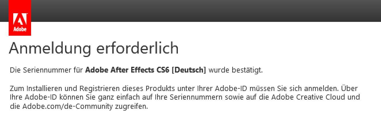 Adobe Software: Adobe CS6 After Effects - Windows inkl. Transfer – Nuovo e nell'imballaggio originale da Steinhausen venduto da jm-software-ch