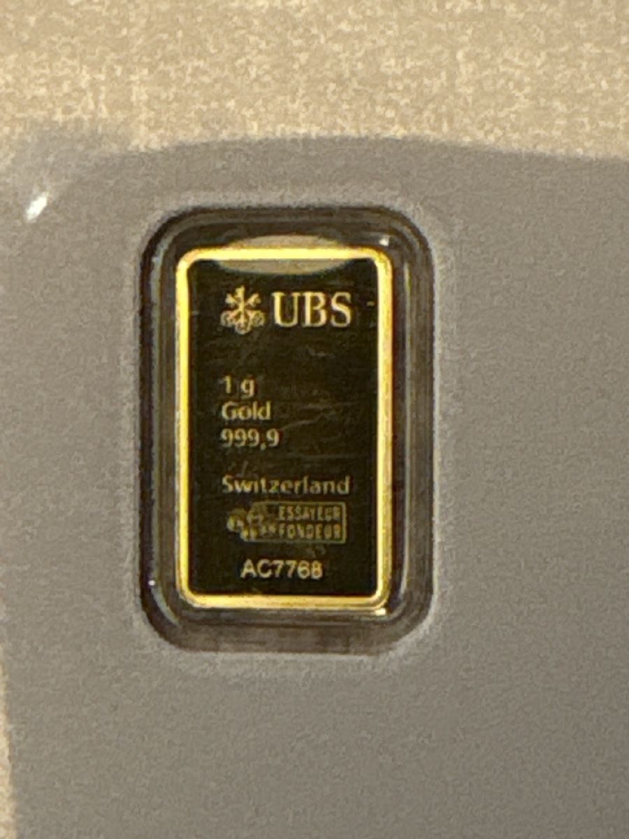 Metalli preziosi: 1 Gramm Goldbarren – Nuovo e nell'imballaggio originale da Rümlang venduto da baselsale1 1