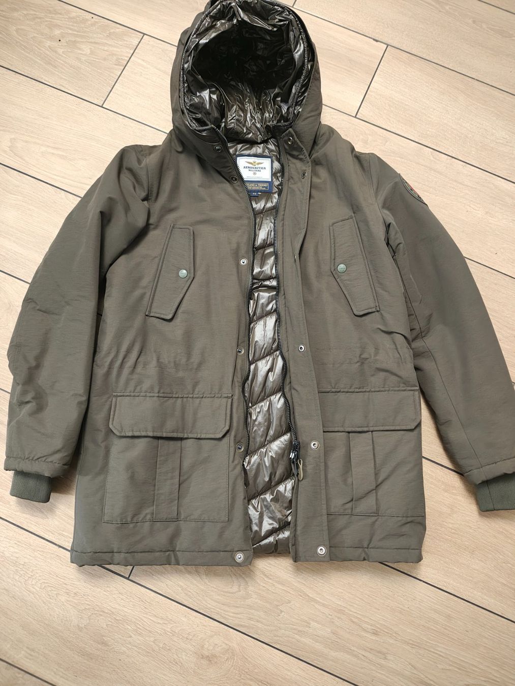 Cappotti: wunderschöner Aeronautica Winterparka warm – Usato da Goldach venduto da ofertaplus