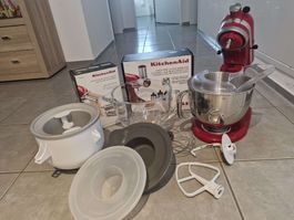 KitchenAid Artisan Küchenmaschine mit viel Zubehör