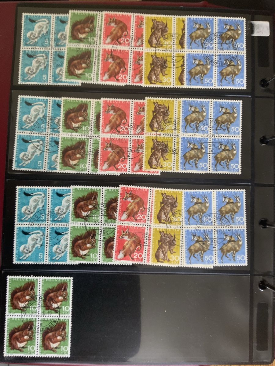 Alle Briefmarken: Juventute Briefmarken – Gebraucht aus Binningen von chr_cr5n 1