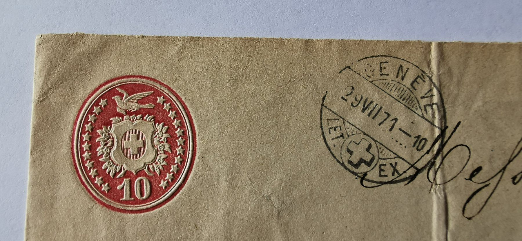Tous les timbres: Tübli-Brief 1871 – D'occasion à Aadorf par Chnorli-Furz 1