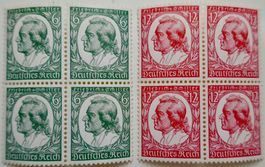 Deutsches Reich 1934 Satzmarken Viererblock postfrisch**