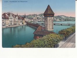 Luzern Kapellbrücke 1926