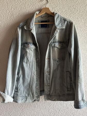 Zara Man Jeans Jacke, hellblau, Grösse XL – Top Zustand!