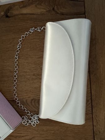Brauttasche Ivory Satin Grace Rainbow Club Neu mit Box