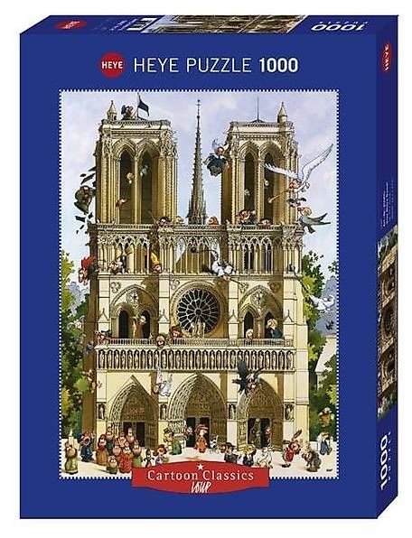 Puzzles: Puzzle Heye "Vive Notre Dame!" 1000 – Gebraucht aus La Tour-de-Peilz von danielle321