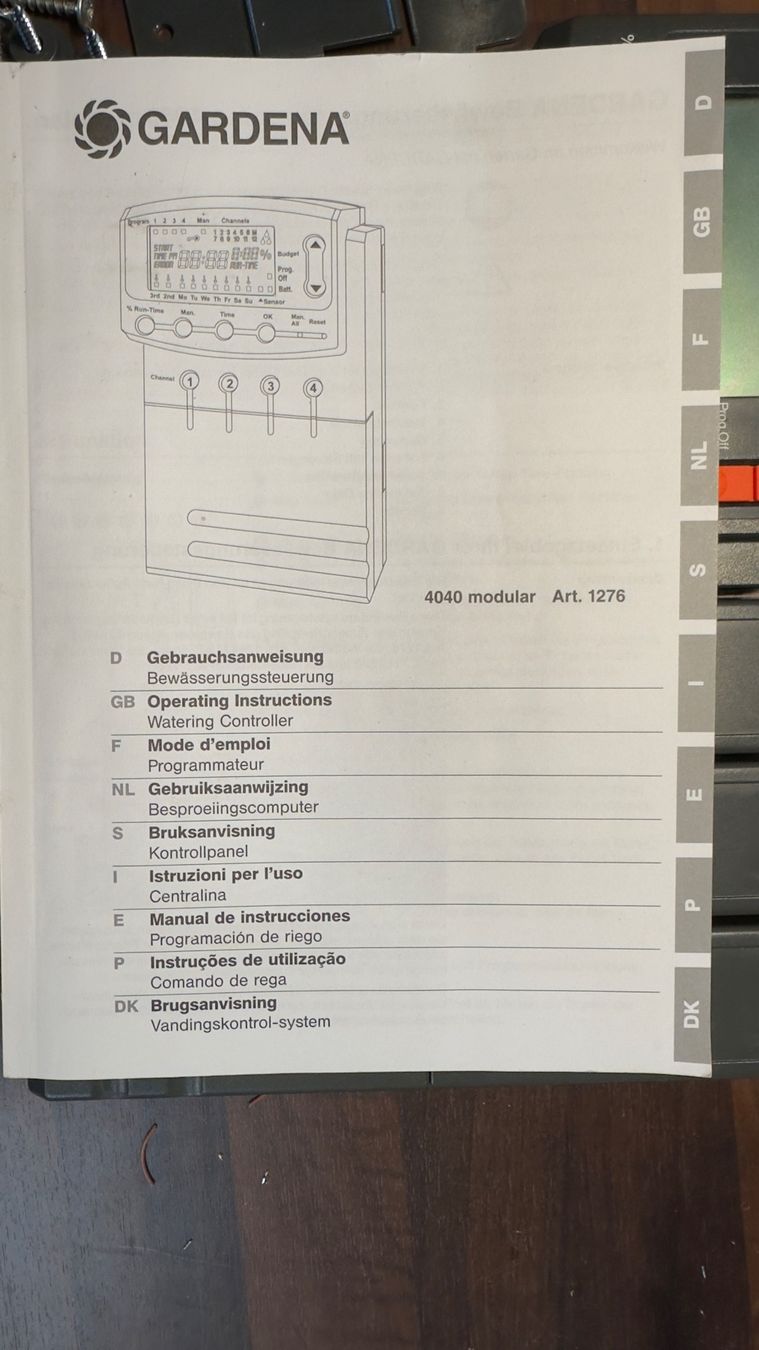 Steuerung: Gardena Bewässerung Steuerung 4040 modular – Gebraucht aus St. Pantaleon von uch1210 3
