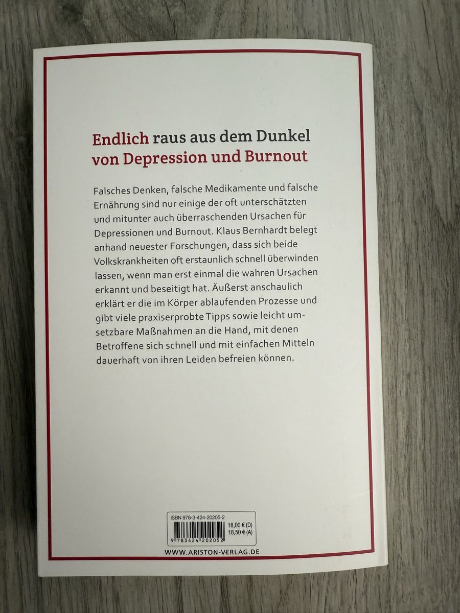 Libri: Depression und Burnout loswerden – Nuovo (secondo la descrizione) da Wald ZH venduto da 2kndPlant 1