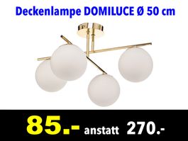 🔴  Deckenlampe DOMILUCE Ø 50 cm 4-flammig /407B