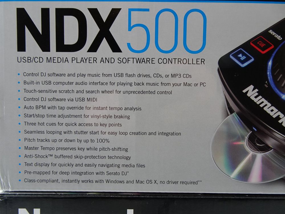 2 Numark NDX 500 Media Player mit OVP USB Serato DJ tauglich | Kaufen ...