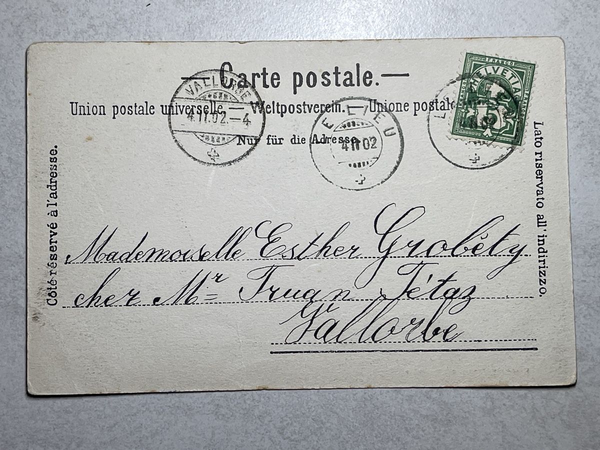 Cartoline postali: concert à Montbenon Lausanne – Usato da Strengelbach venduto da Aschatan5 1