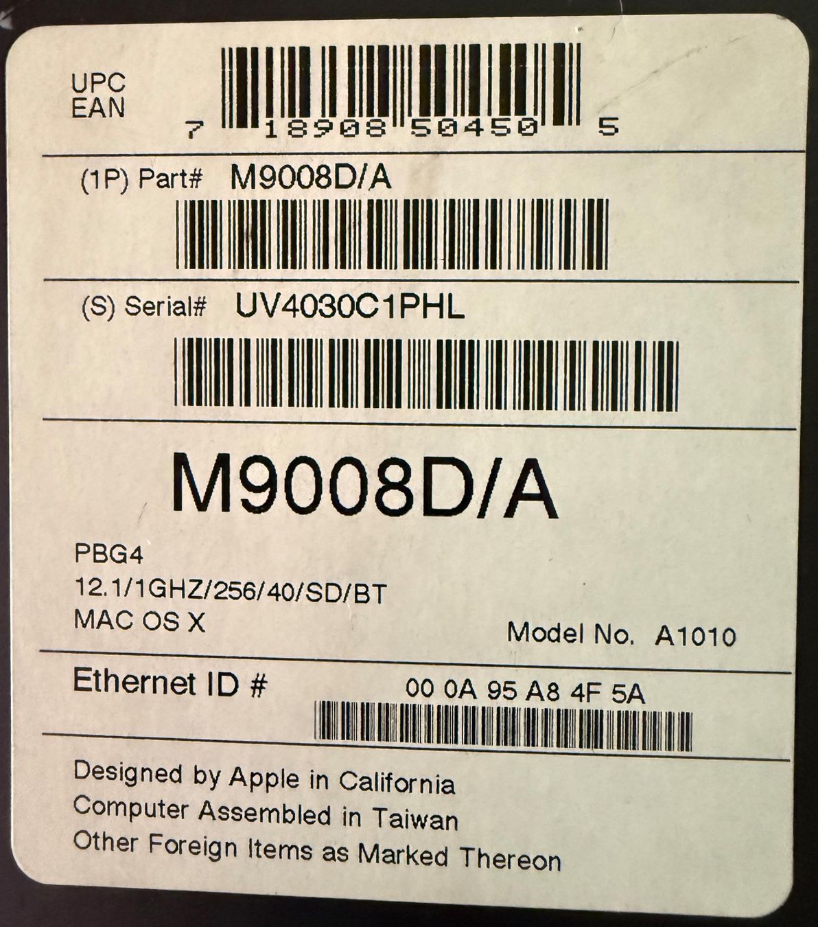 Apple Notebook: Apple Power Book G4 12" 1GHz – Usato da Bülach venduto da Twinggy 9